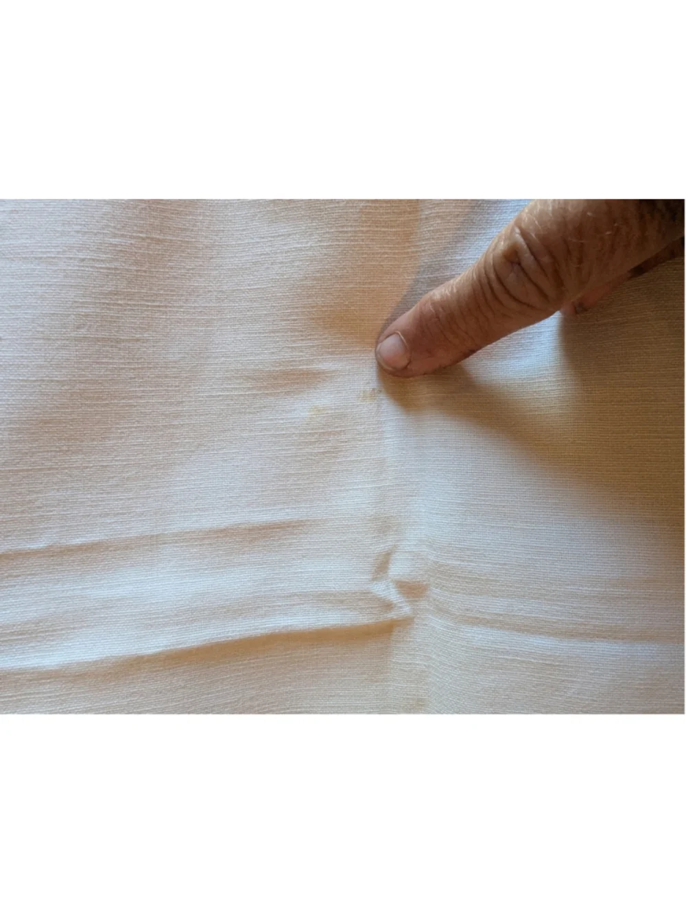 Vintage Unbranded Tablecloth Linen White Green Plaid 34